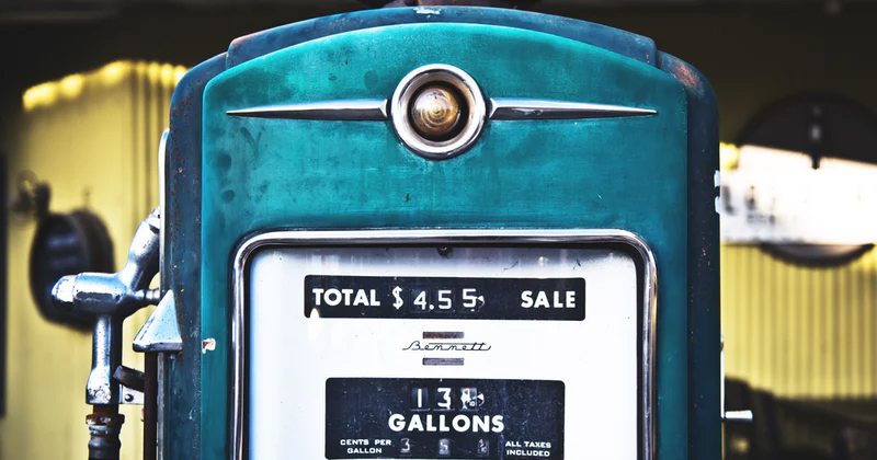 vintage gas pump