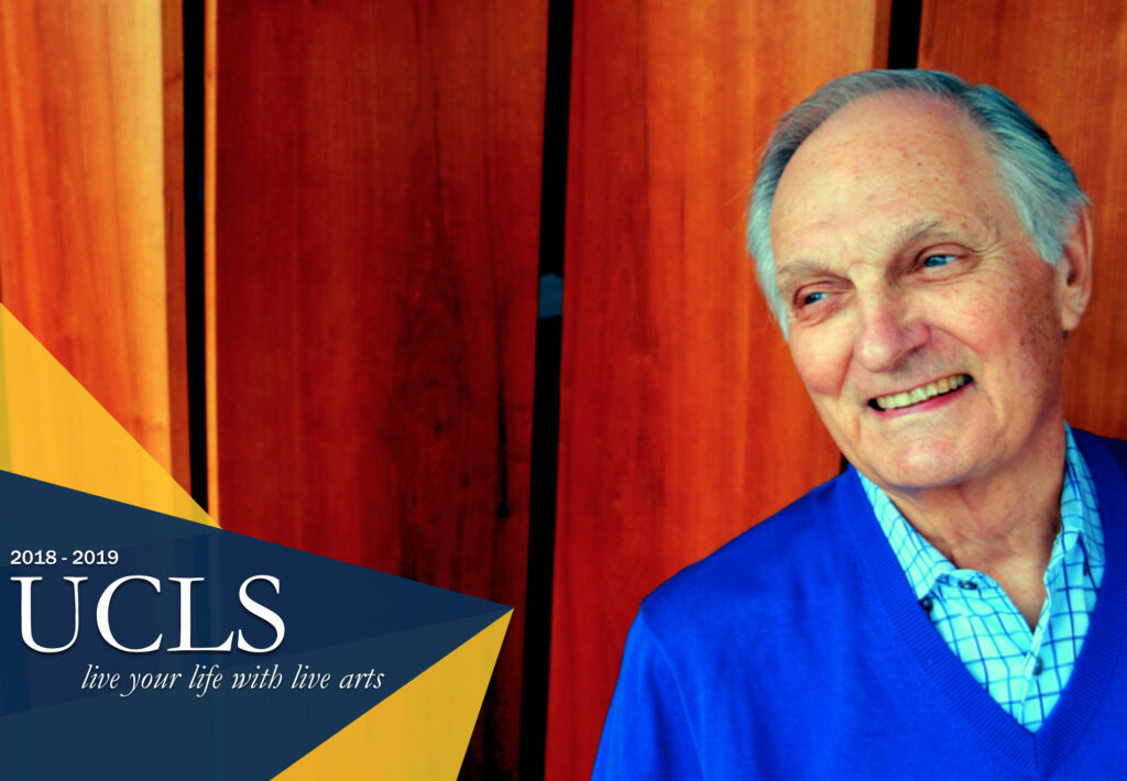 Alan Alda and text reading UCLS