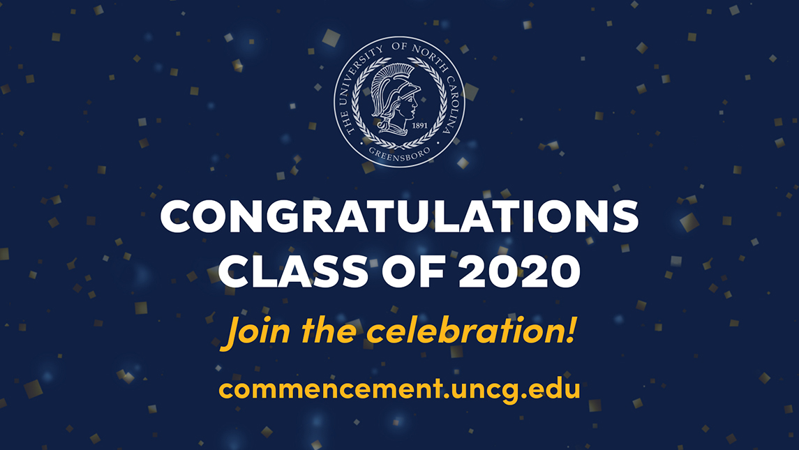 Image of text that says Congratulations class of 2020