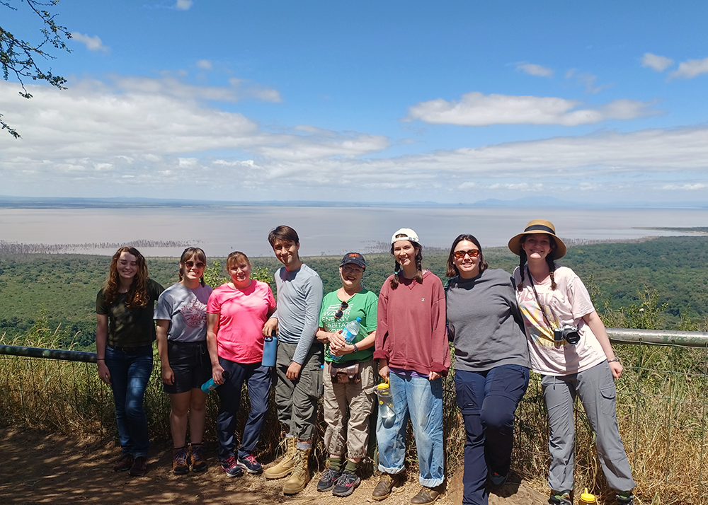 group photo in Tanzania