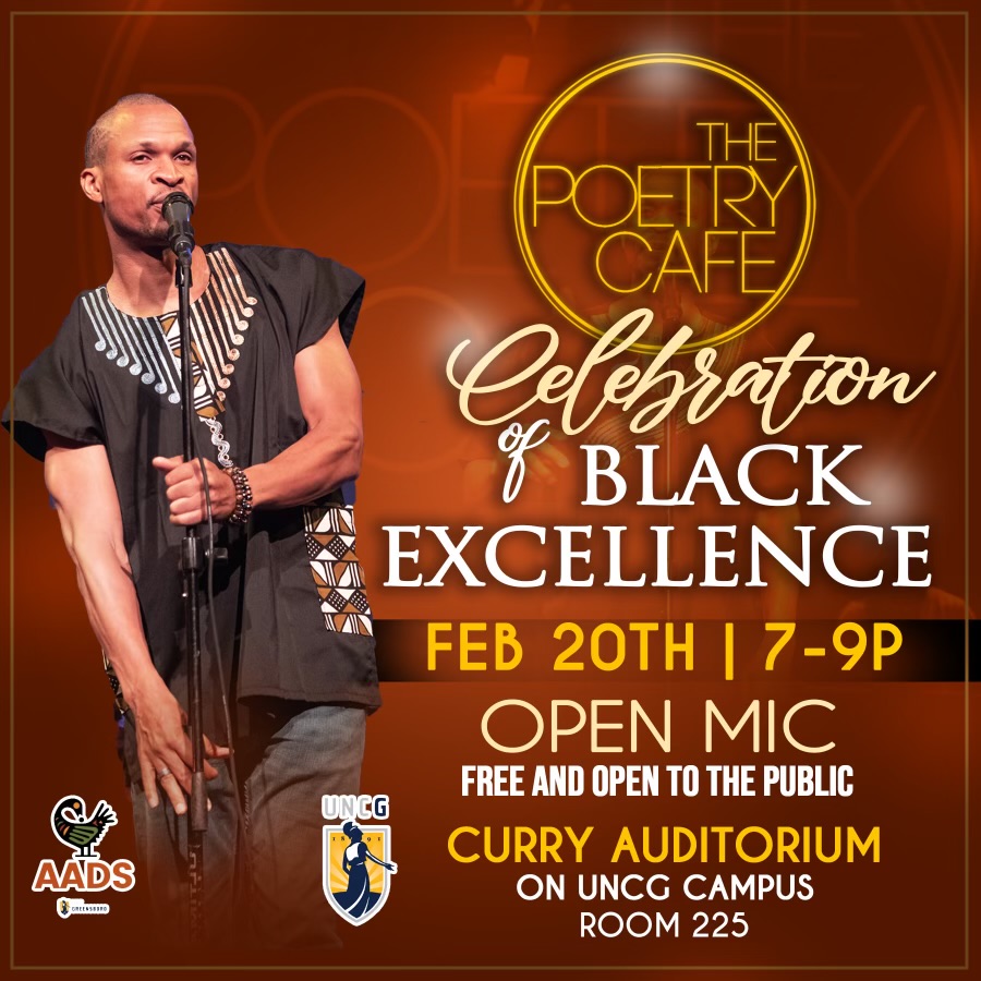 The Poetry Cafe Celebration of Black Excellence Graphic