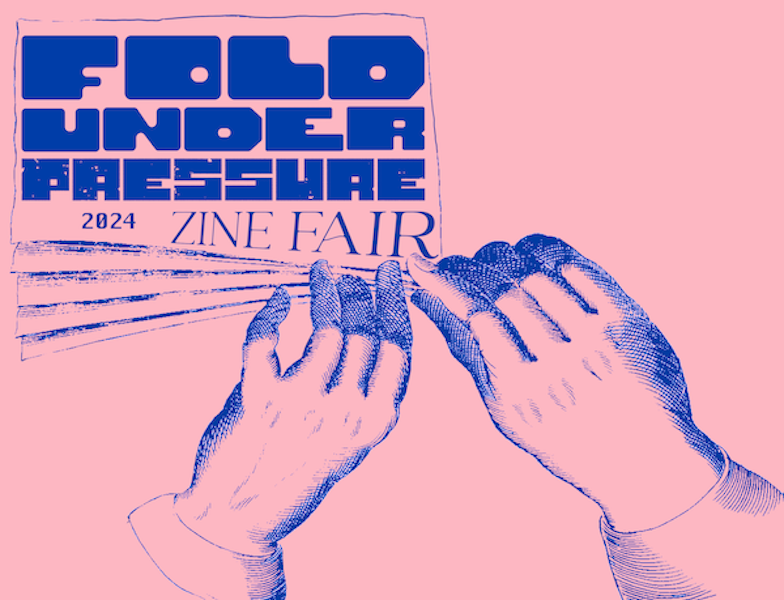 poster for the fold under pressure zine event
