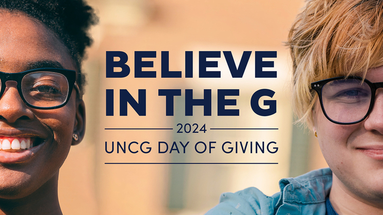 Believe in the G 2024 UNCG Day of Giving