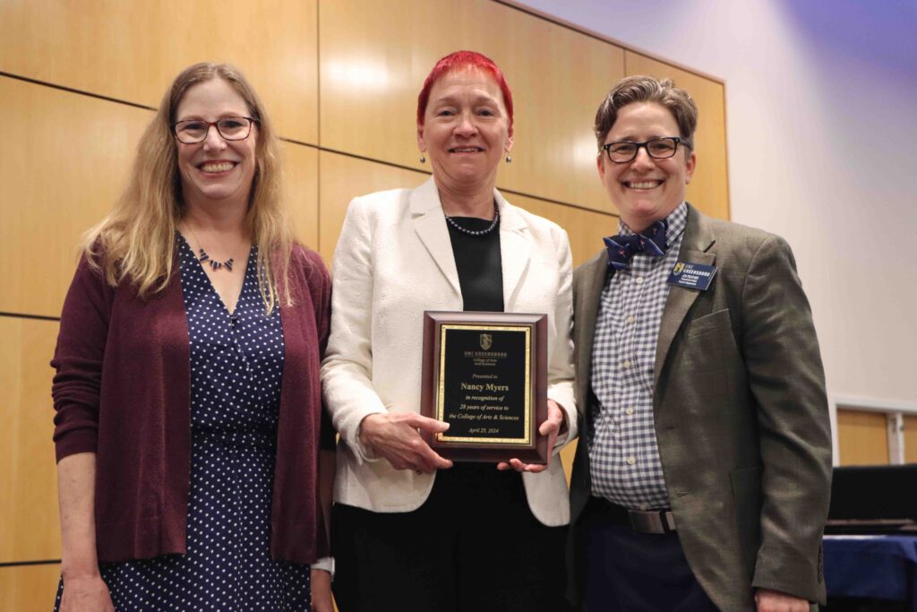 Scene from End of Year award ceremony