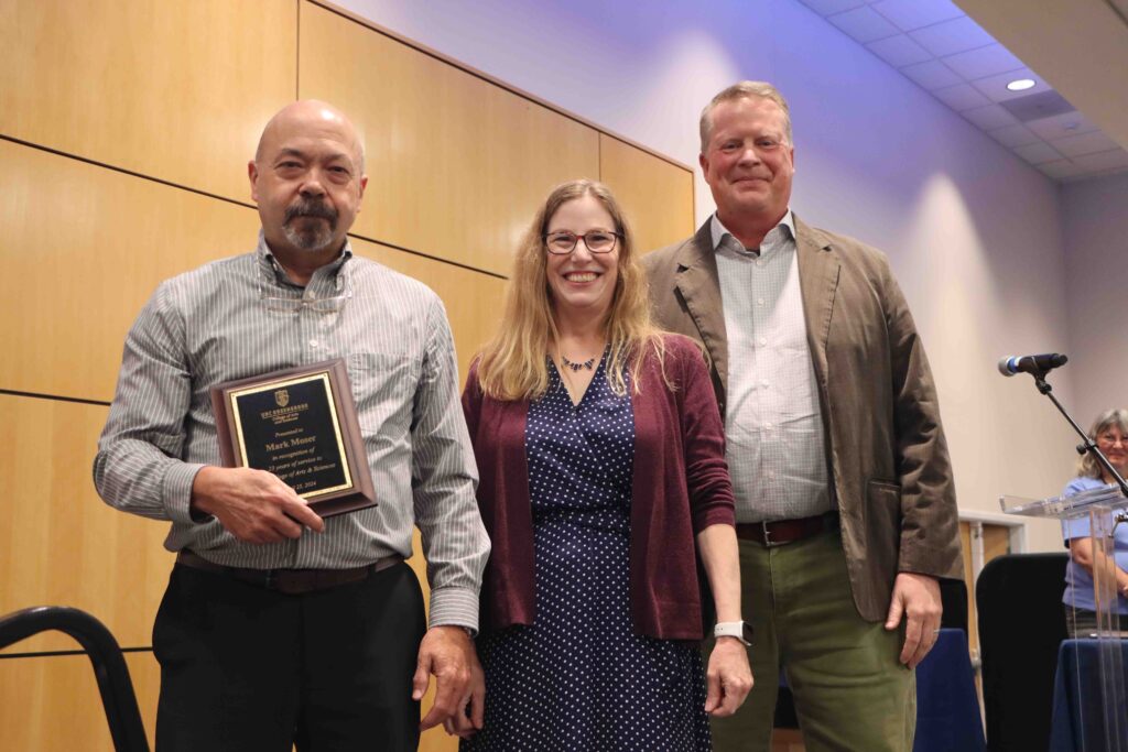 Scene from End of Year award ceremony