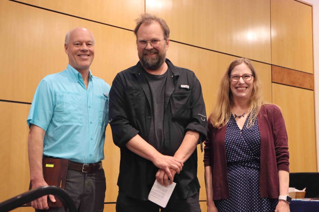 Scene from End of Year award ceremony