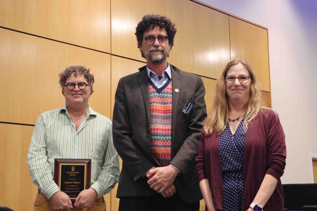 Scene from End of Year award ceremony