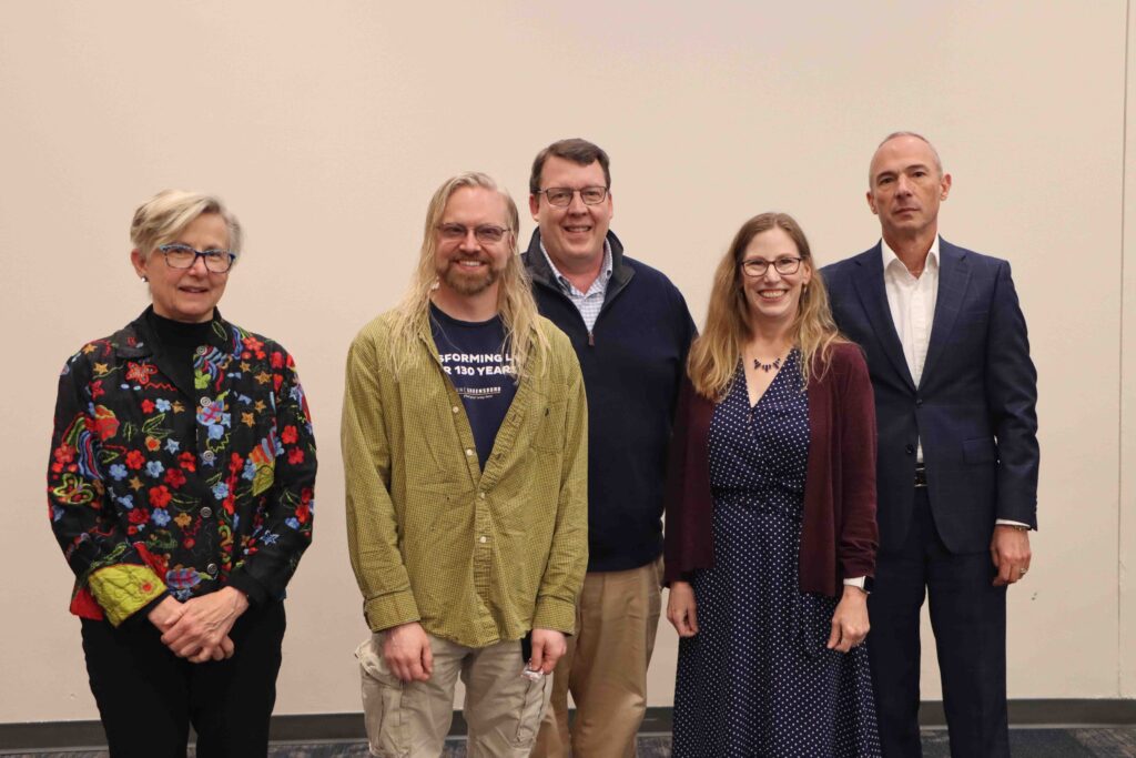 Scene from End of Year award ceremony