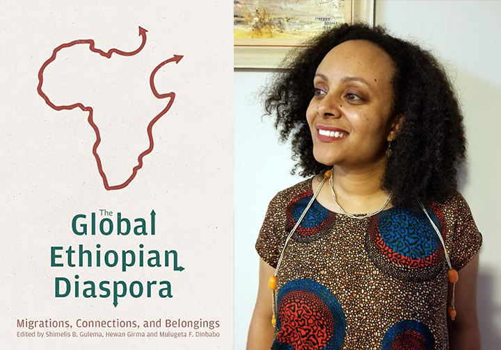 Global Ethiopian Diaspora book cover with Hewan Girma headshot