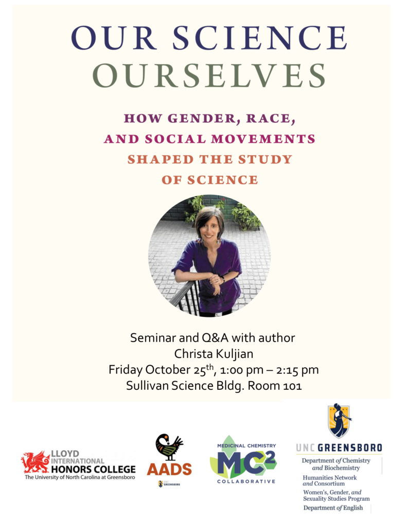 Flyer for the event, "Our Science Ourselves" 