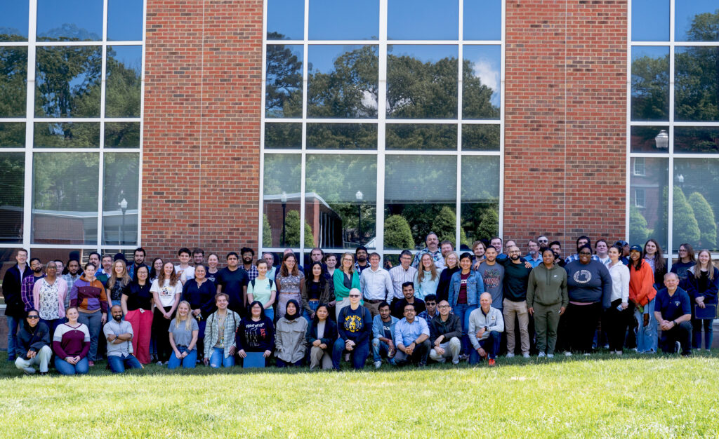 Group photo of the attendees at the Department of Chemistry and Biochemistry Seminar Speaker Series