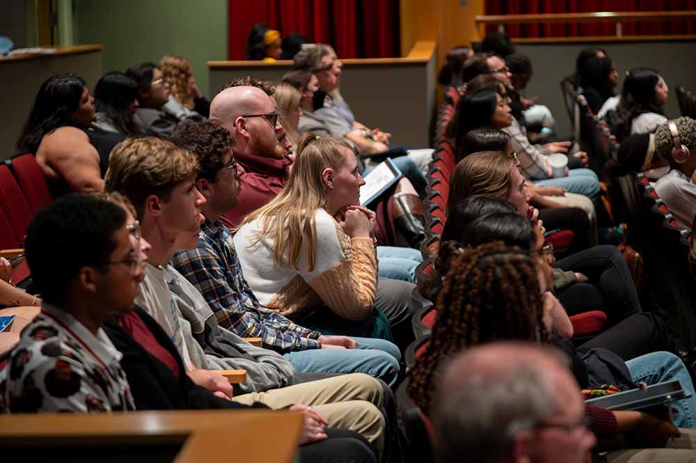 Scene from Harriet Elliott Lecture Series