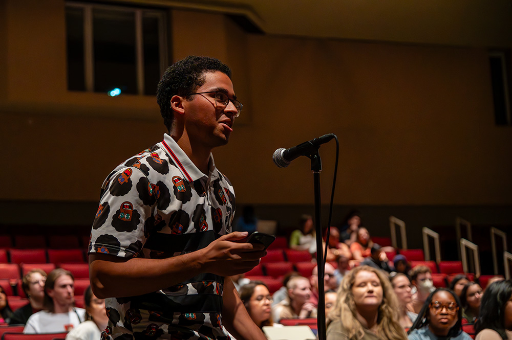 Scene from Harriet Elliott Lecture Series