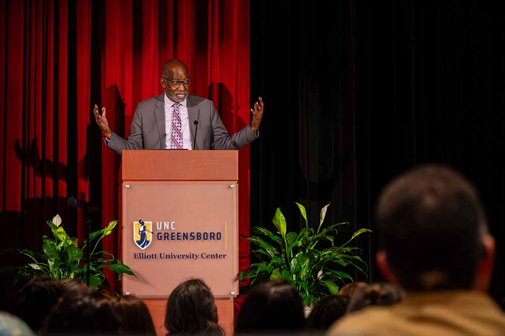 Scene from Harriet Elliott Lecture Series