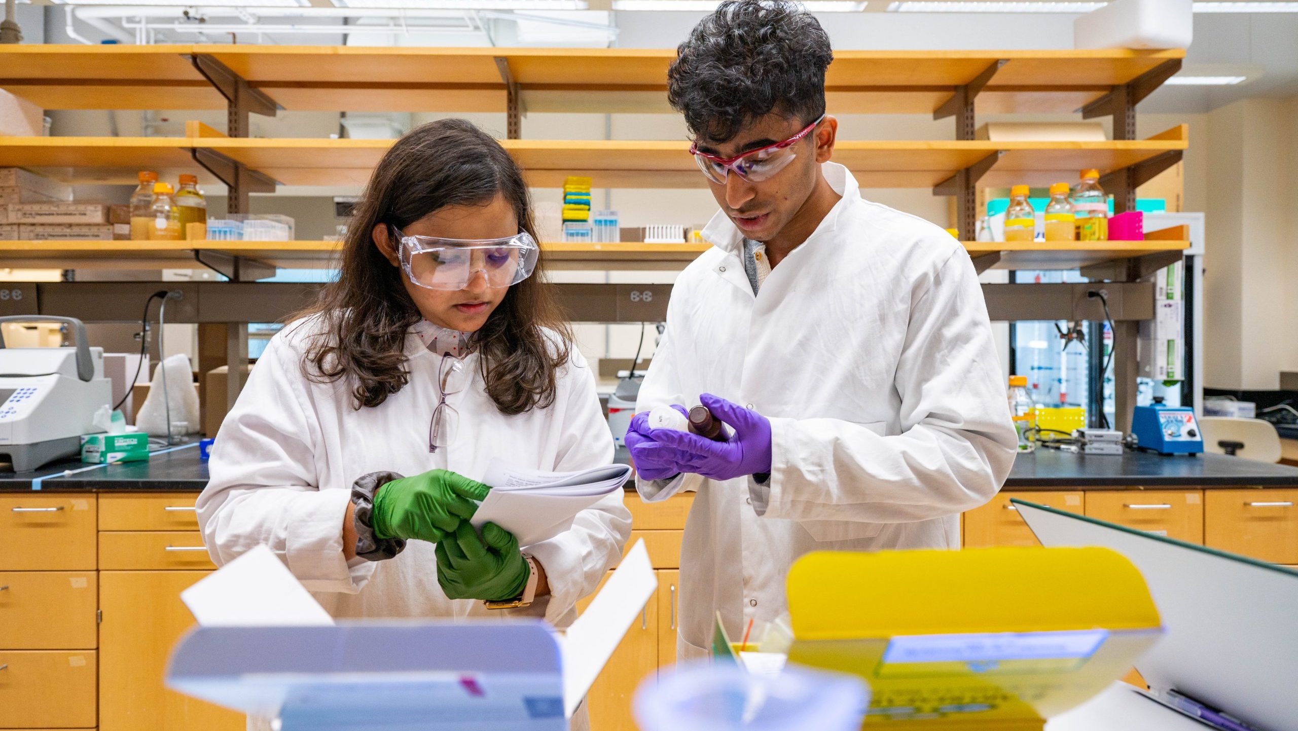 a vibrant lab group that meets on Wednesdays led by chemistry professor Dr. Jonathan Chekan.