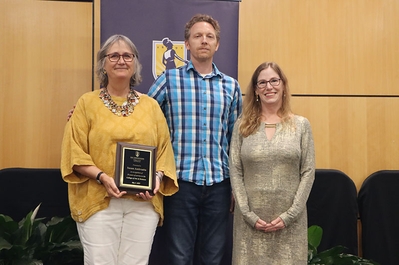 Charles Egeland with Susan Andreatta and Dean Adamson