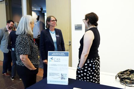 Guests interact at CAS Beginning of the Year Celebration