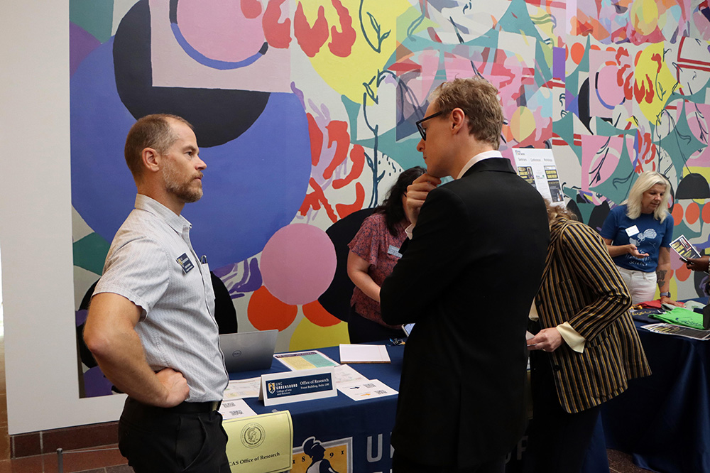 Guests interact at CAS Beginning of the Year Celebration