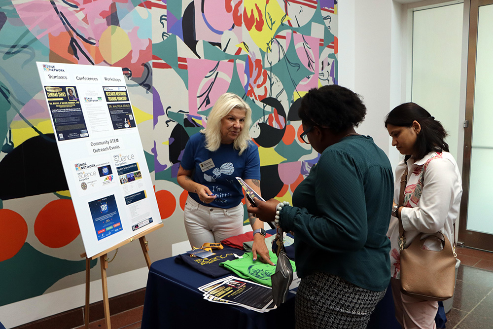 Guests interact at CAS Beginning of the Year Celebration