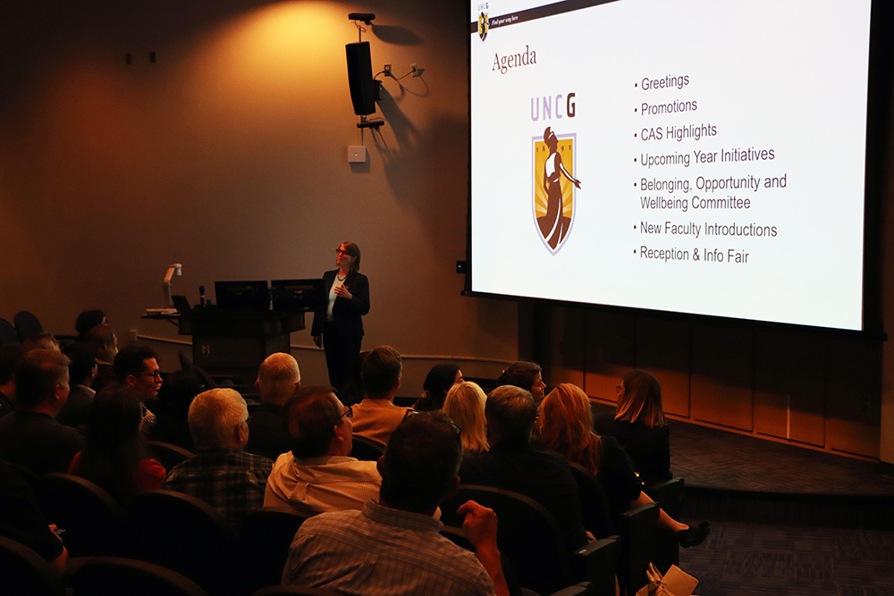 Dean Kelly Joycce presents at End of Year Celebration