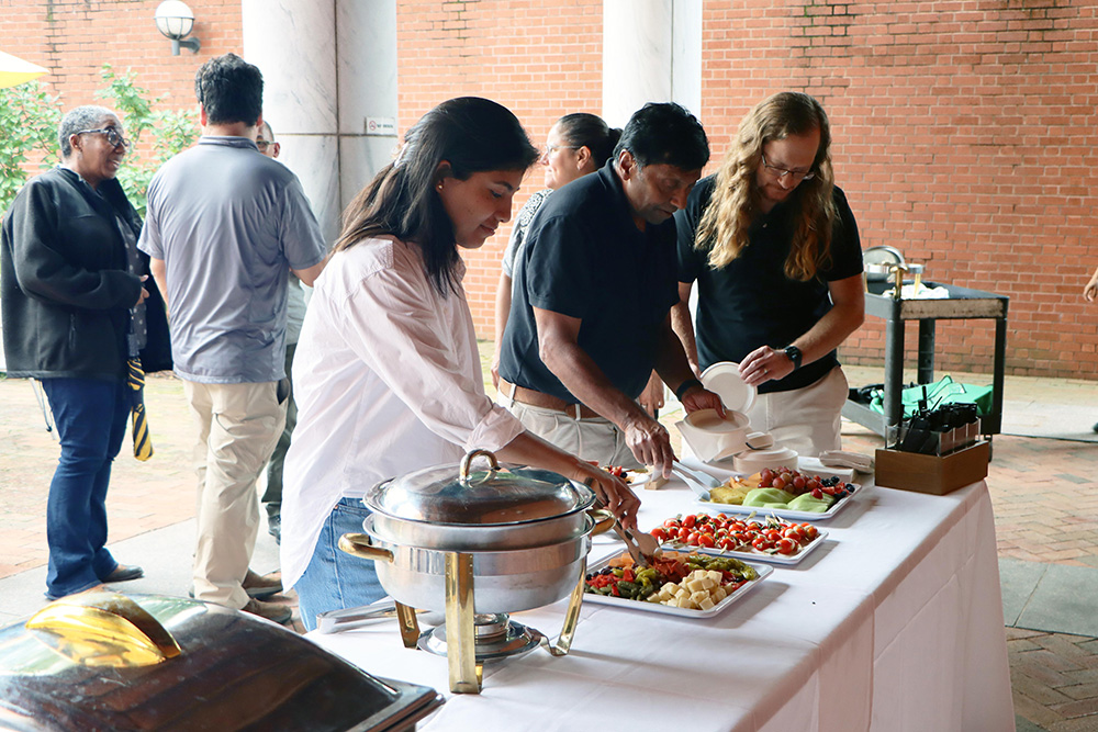 Guests interact at CAS Beginning of the Year Celebration