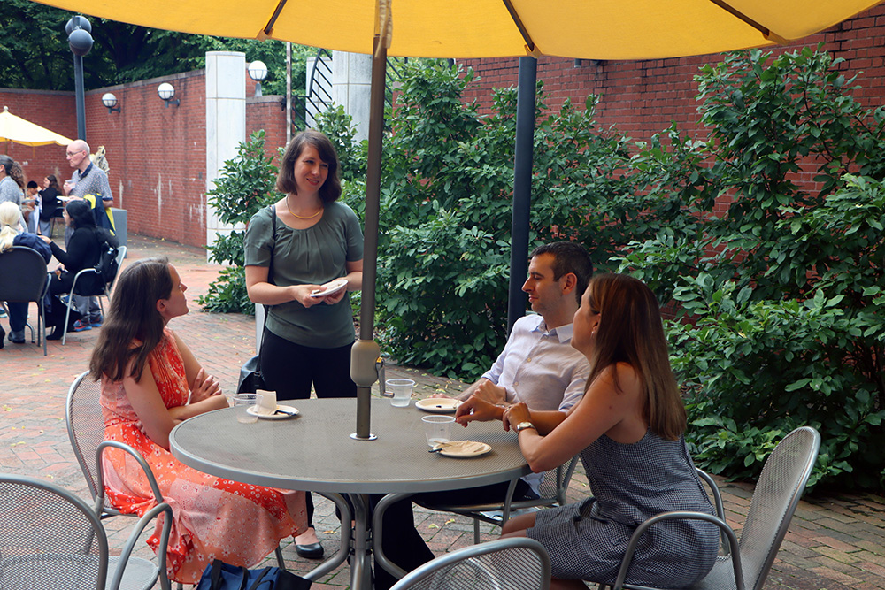 Guests interact at CAS Beginning of the Year Celebration