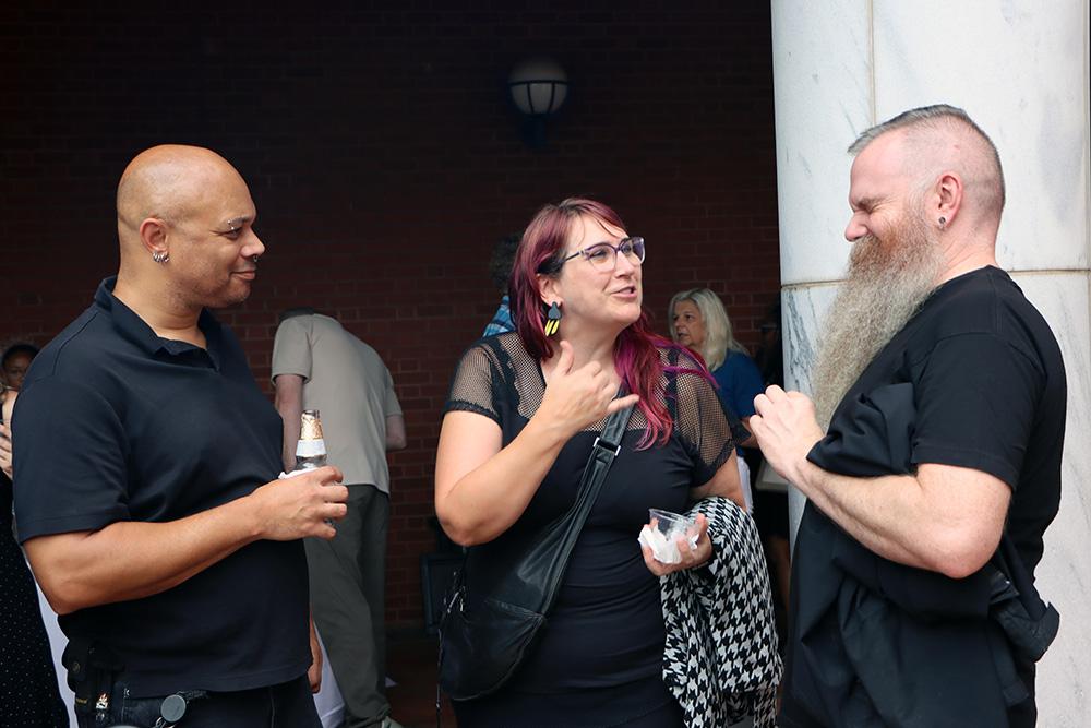 Guests interact at CAS Beginning of the Year Celebration