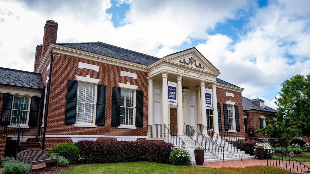 exterior image of UNCG Alumni house
