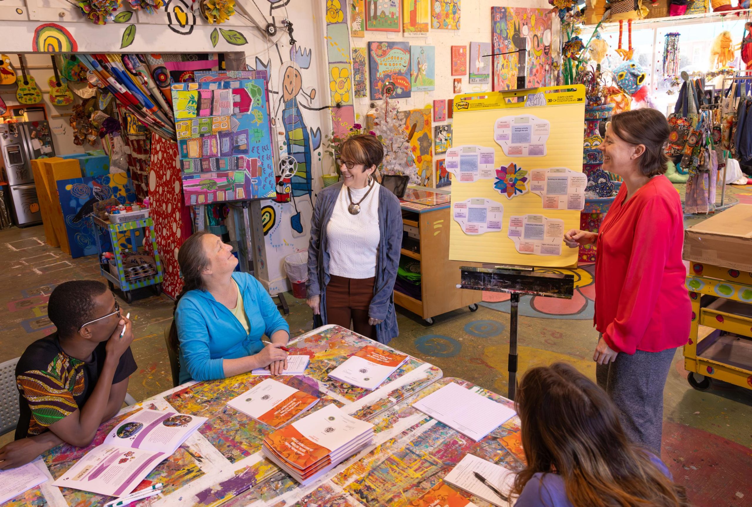 Dr. Lynn Harter leading a workshop in Ohio