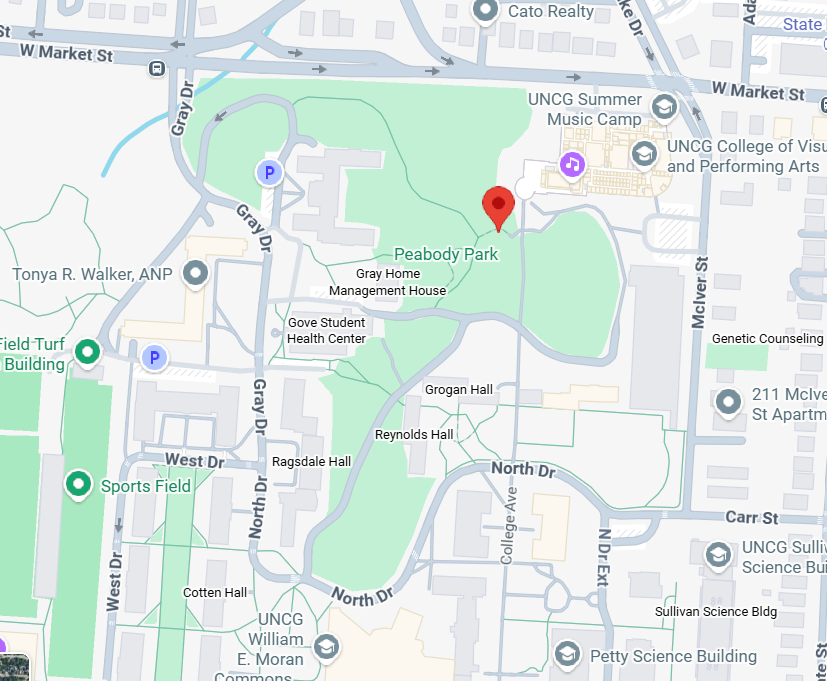 peabody park woods on map