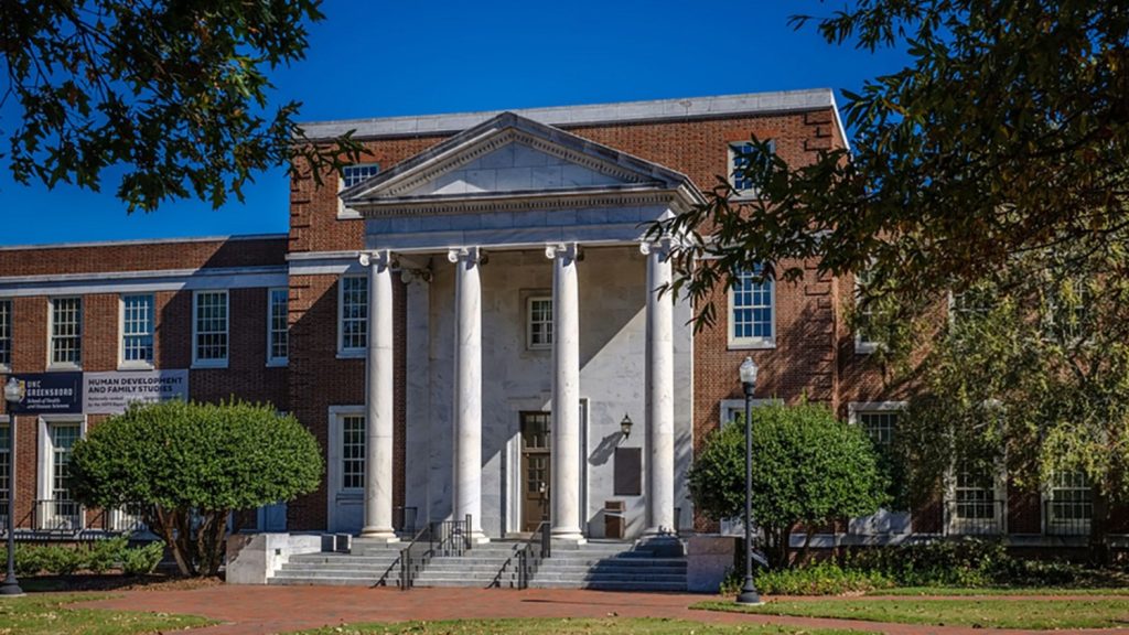 UNCG campus building Stone