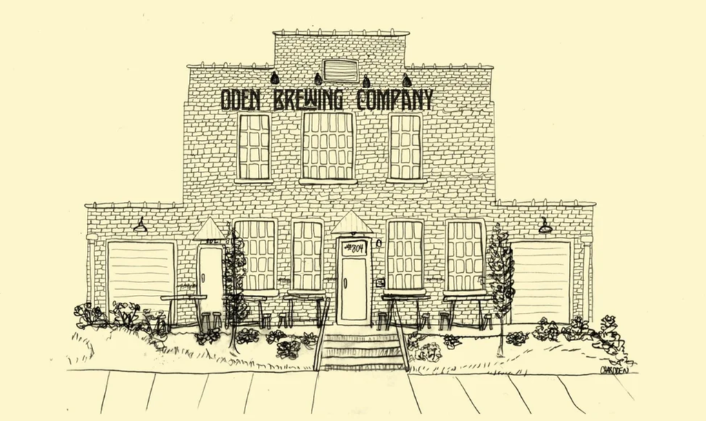 Illustration of Oden Brewing in Greensboro