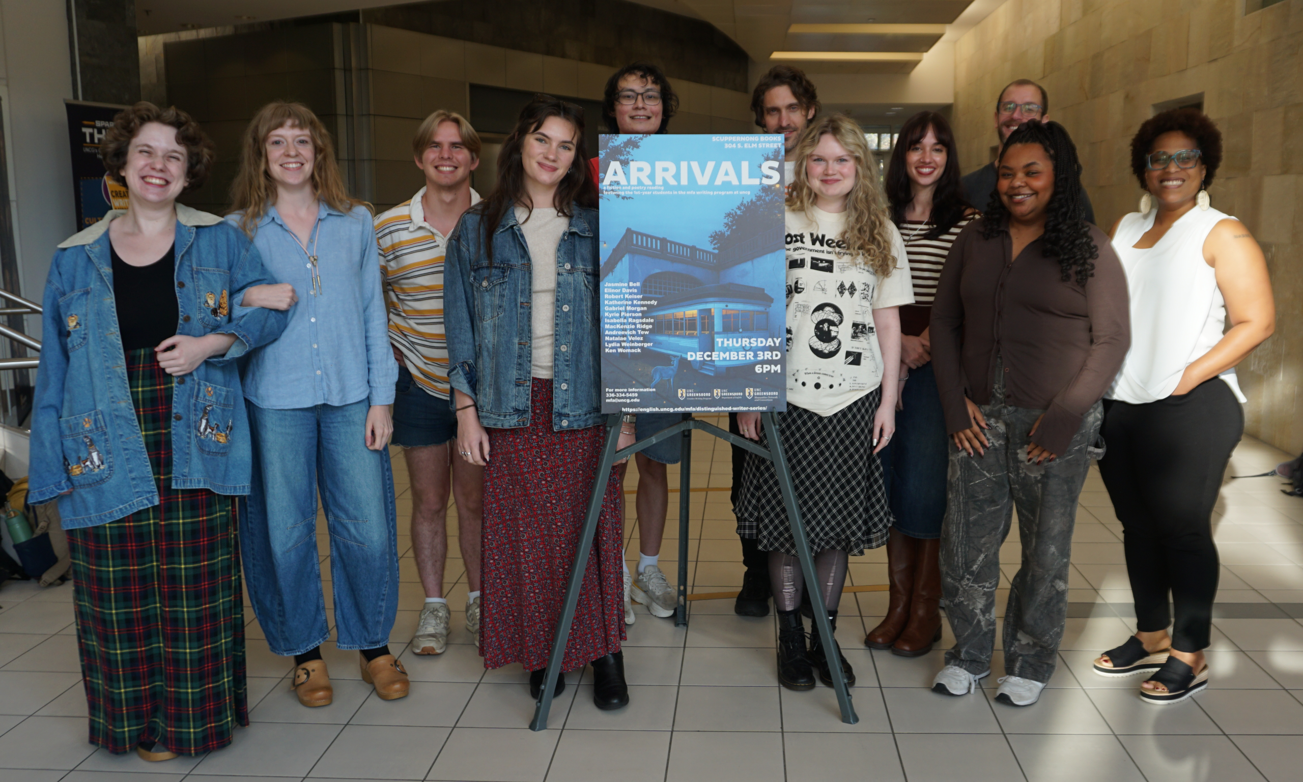 Fall 2026 MFA Creative Writing Program students at UNCG